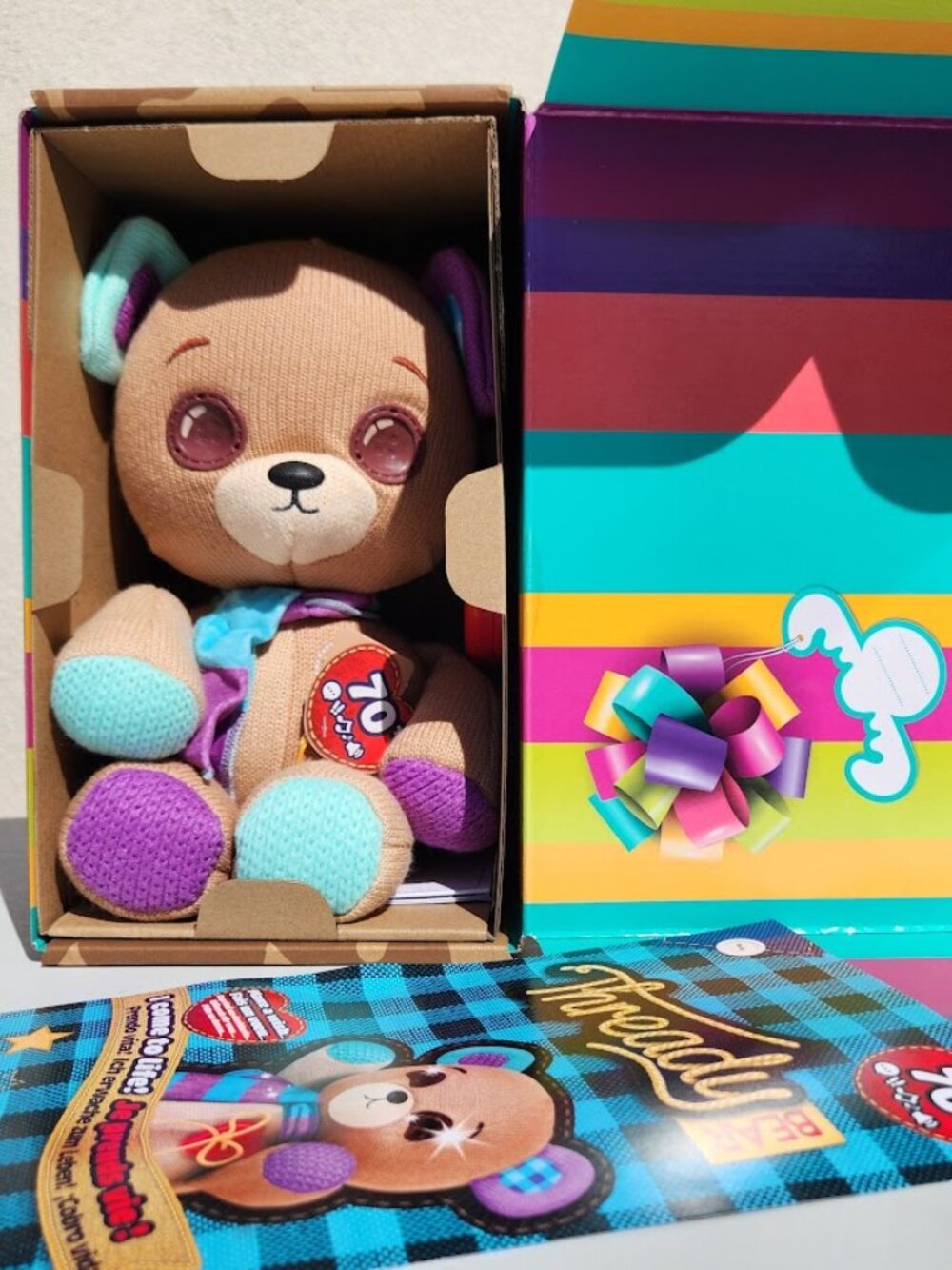 NEW Interactive 14" Teddy Bear Plush Toy 70+ Expressions and Reactions Feelings